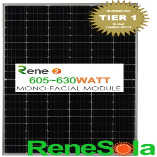 RENE 620W  Solar Panel  Mono Crystalline