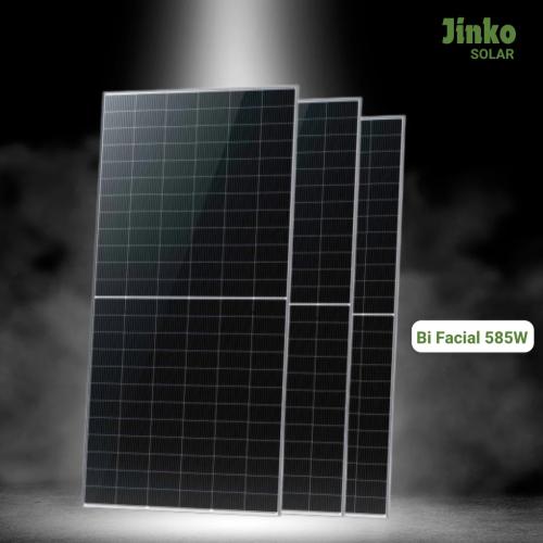 JINKO 585W N Type Bifacial Solar Panel