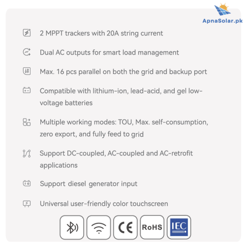 Sunflx Solar Storage Inverter 8.0KW SH-S8K IP65