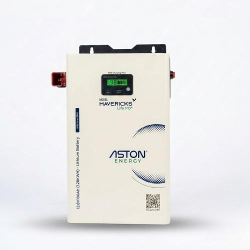 ASTON ENERGY MAVERICKS LIFE PO4 LITHIUM BATTERY 12V 1.28KW